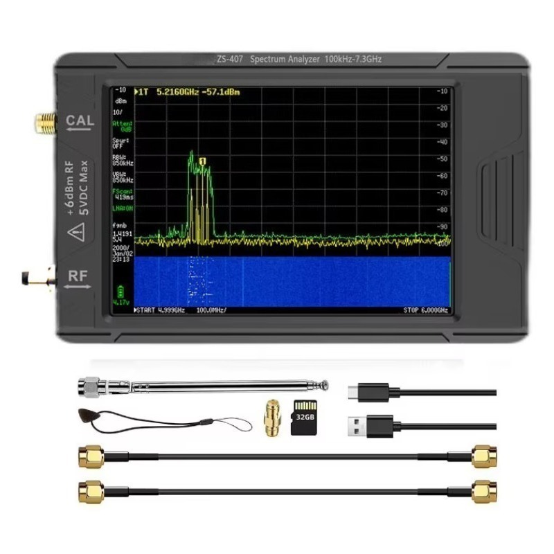 ZS-406/ZS-407 Layar 4-inci Ala - Signal Generator Spectrum Analyzer ulasan dan harga
