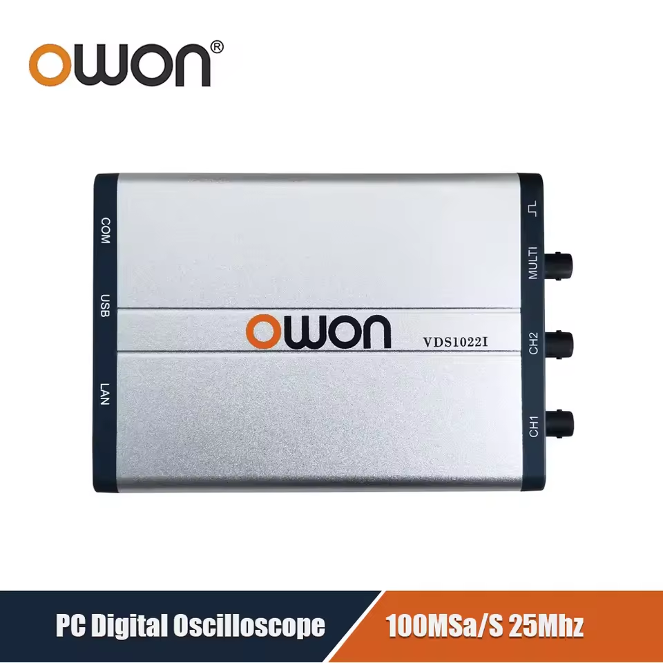 Osiloskop PC Virtual OWON VDS1 - Digital Storage Oscilloscope 100Mhz ulasan dan harga