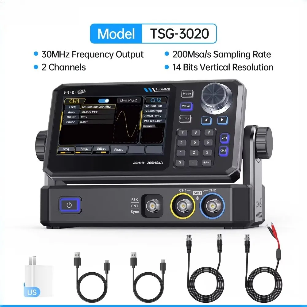 Generator Fungsi Dual Channel  - Function Arbitrary Waveform Generator ulasan dan harga