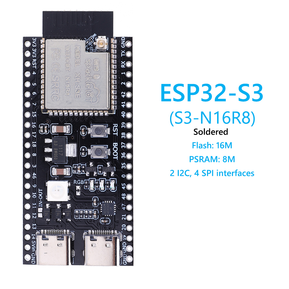 ESP32 S3 N16R8 N8R2 Papan Peng - Esp32 S3 Development Board Lot ulasan dan harga