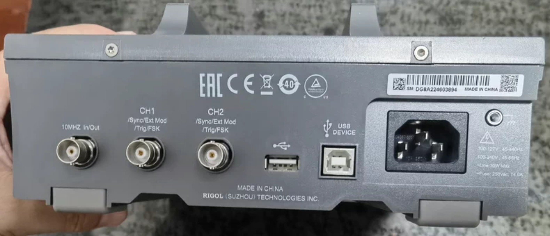 Rigol DG812 - Generator Gelomb - Function Arbitrary Waveform Generator ulasan dan harga